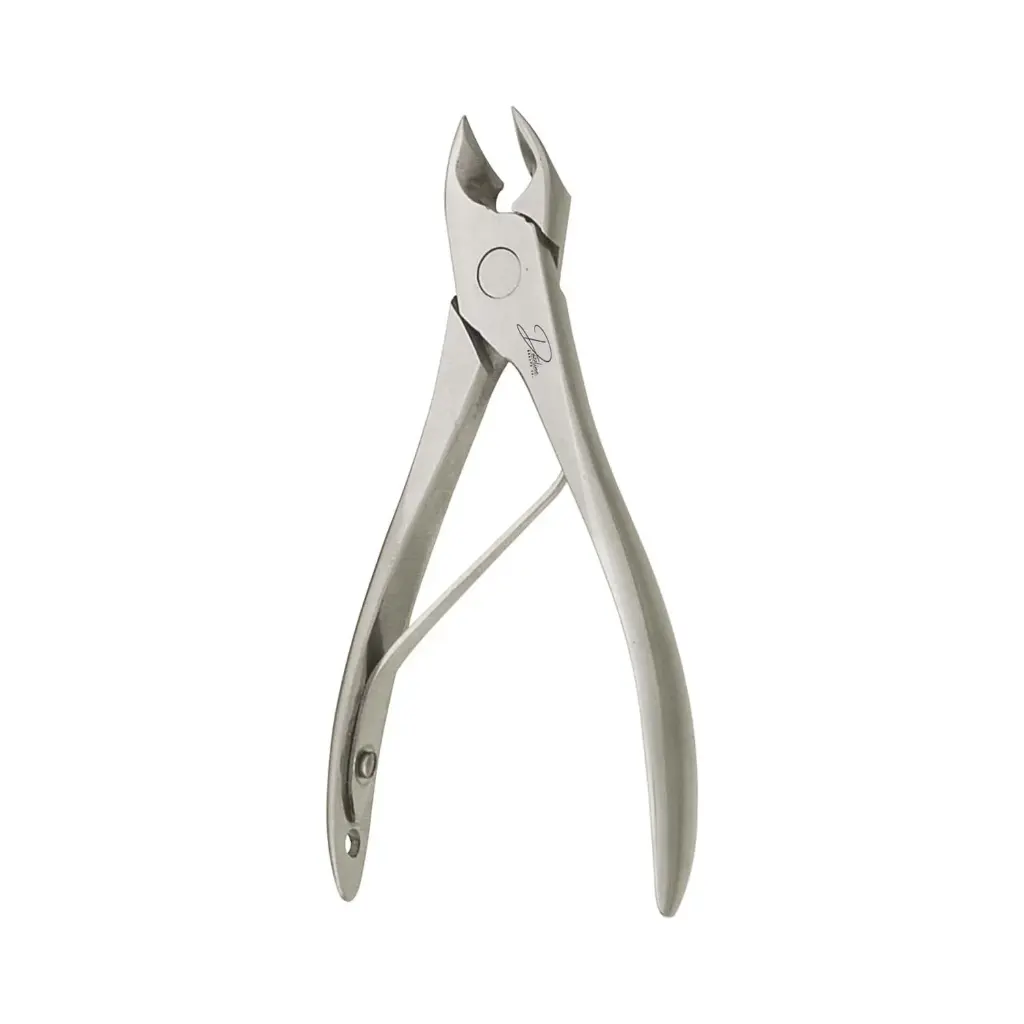 Professional Double Action Toe Nail Cutter - Heavy-Duty Nipper with Single Spring (4.75")