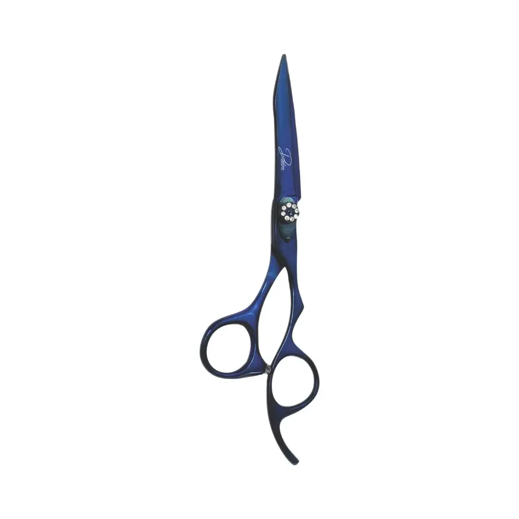 Professional Blue Titanium Coated Razor Shears | Salon Hair Cutting Scissors
