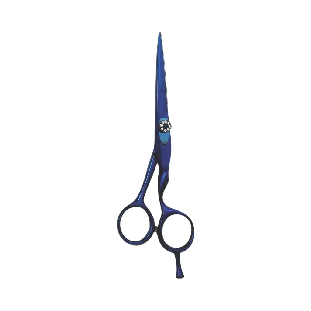 Professional Blue Titanium Coated Razor Shears | Salon Hair Cutting Scissors