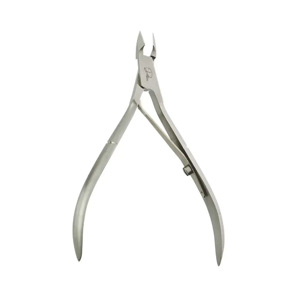 Professional Stainless Steel Cuticle Nippers | Single Spring Lap Joint Trimmers for Nail Art & Care