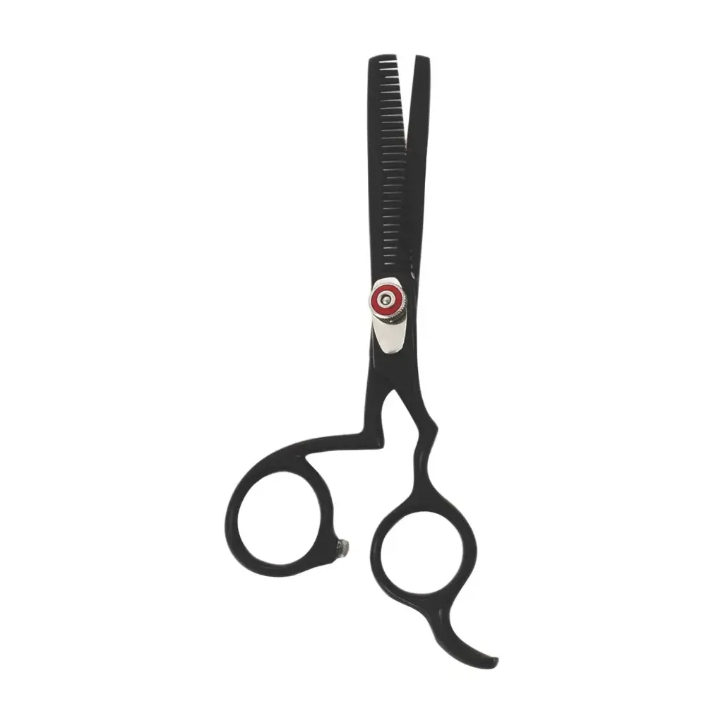 Black Titanium Coated Thinning Grooming Shears 6.5"
