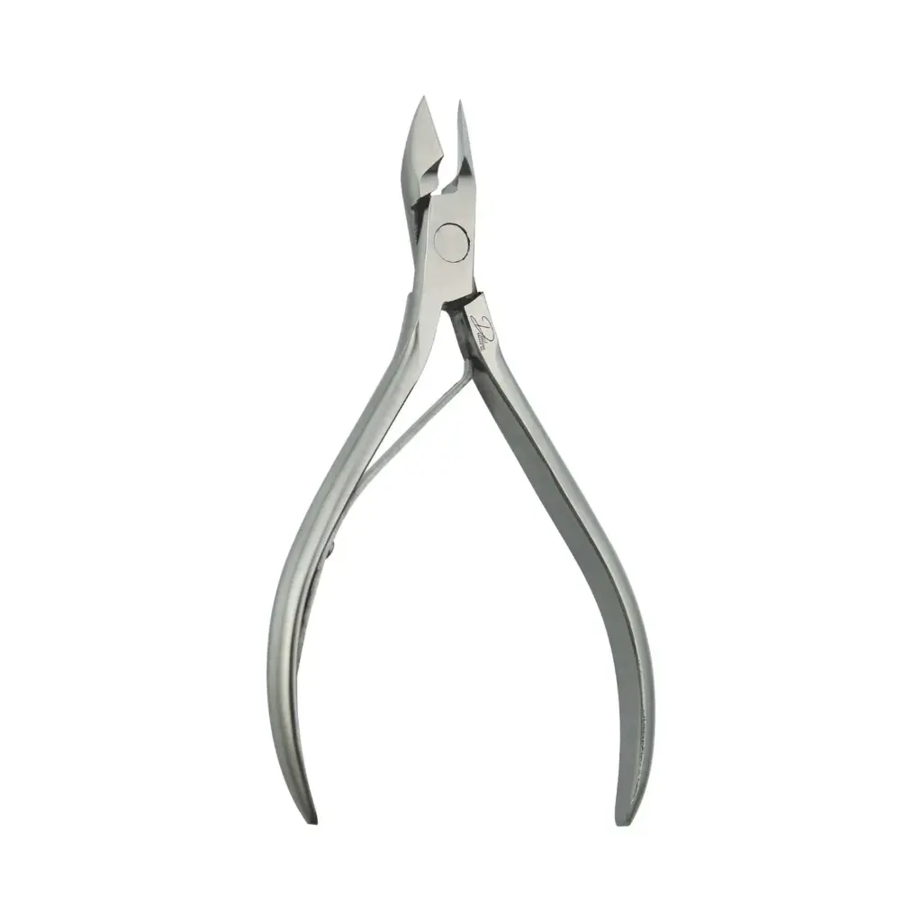 Professional Stainless Steel Cuticle Nippers | Lap Joint Single Spring Nail & Pedicure Trimmers