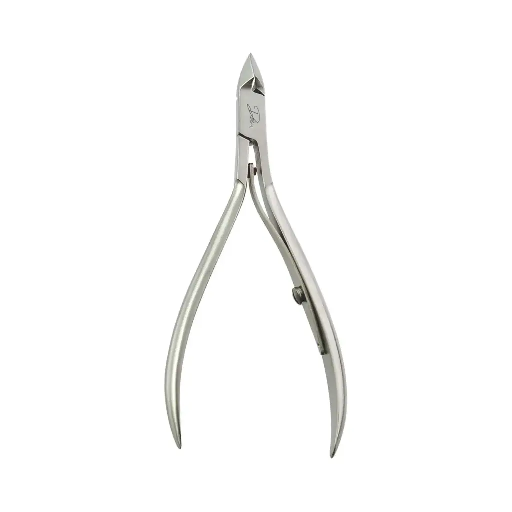 Professional Stainless Steel Cuticle Nippers | Lap Joint Single Spring Nail & Pedicure Trimmers