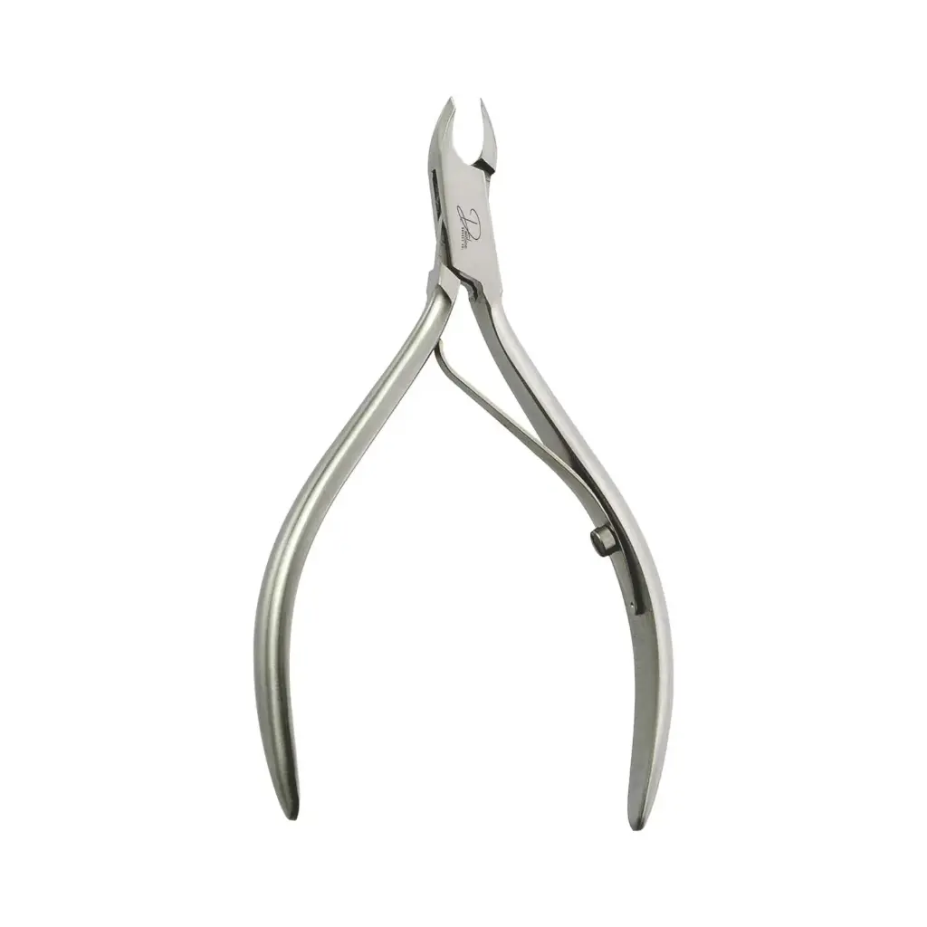 Professional Stainless Steel Cuticle Nippers | Box Joint Single Spring Nail & Pedicure Trimmers