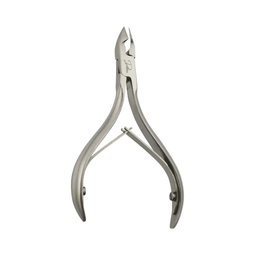 Professional Stainless Steel Cuticle Nippers | Lap Joint Double Spring Cuticle Trimmers for Manicures & Pedicures