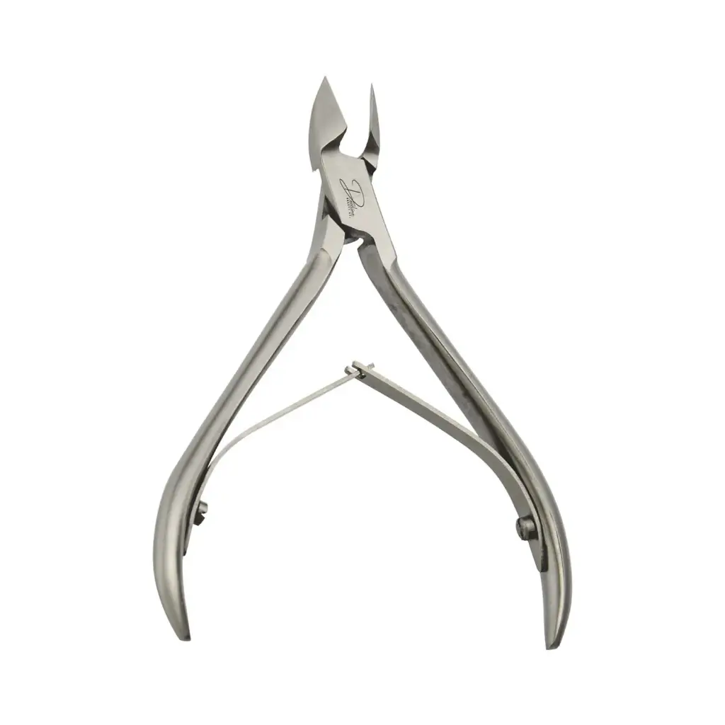 Professional Stainless Steel Cuticle Nippers | Lap Joint Double Spring Cuticle Trimmers for Manicures & Pedicures
