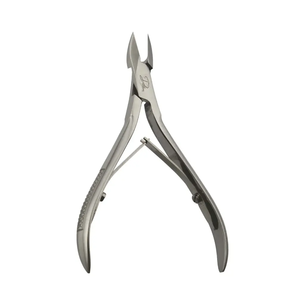 Professional Stainless Steel Cuticle Nippers | Lap Joint Double Spring Nail & Pedicure Trimmers