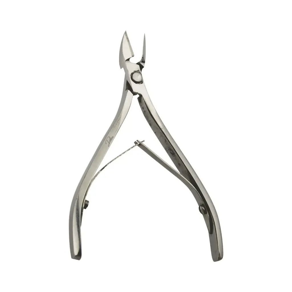 Stainless Steel Lap Joint Cuticle Nipper | Double Spring Manicure & Pedicure Tool (4.75")