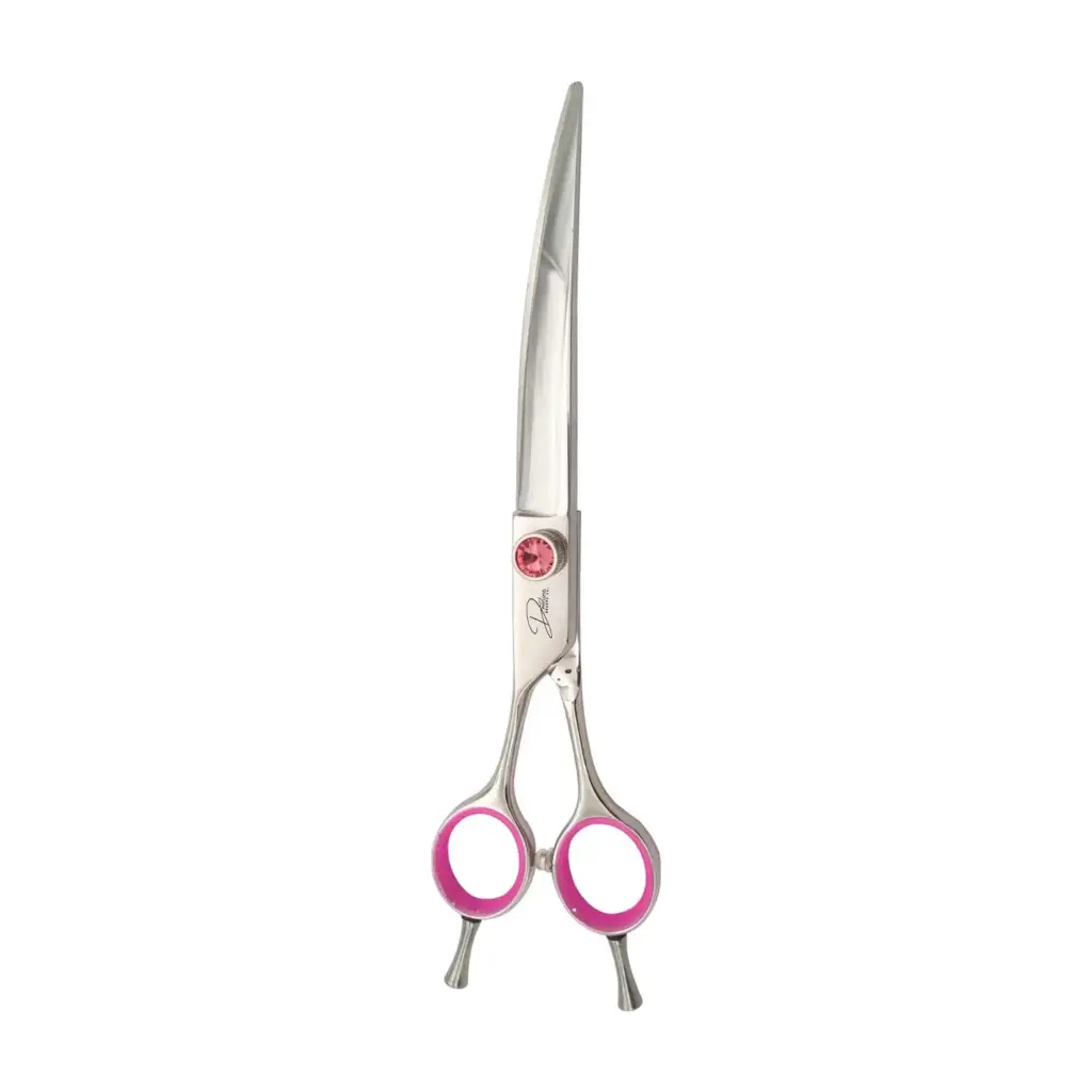 Left Handed Curved Pet Grooming Scissor 7.5"