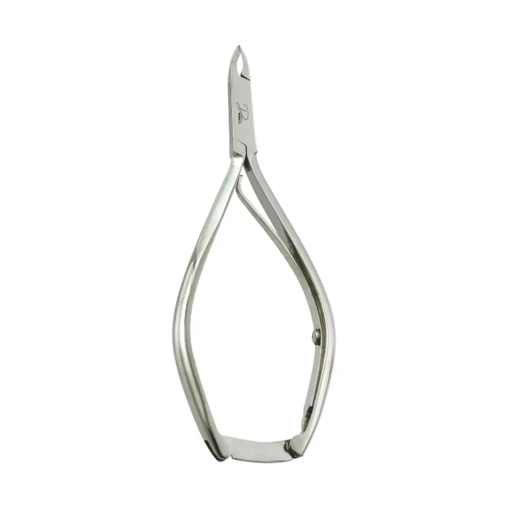 Professional Box Joint Cuticle Nipper with Lock | Stainless Steel Single Spring Manicure Tool (4.25", 4.75")