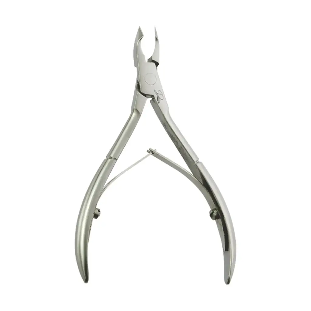 Professional Lap Joint Cuticle Nipper | Stainless Steel Double Spring Manicure Tool (4")