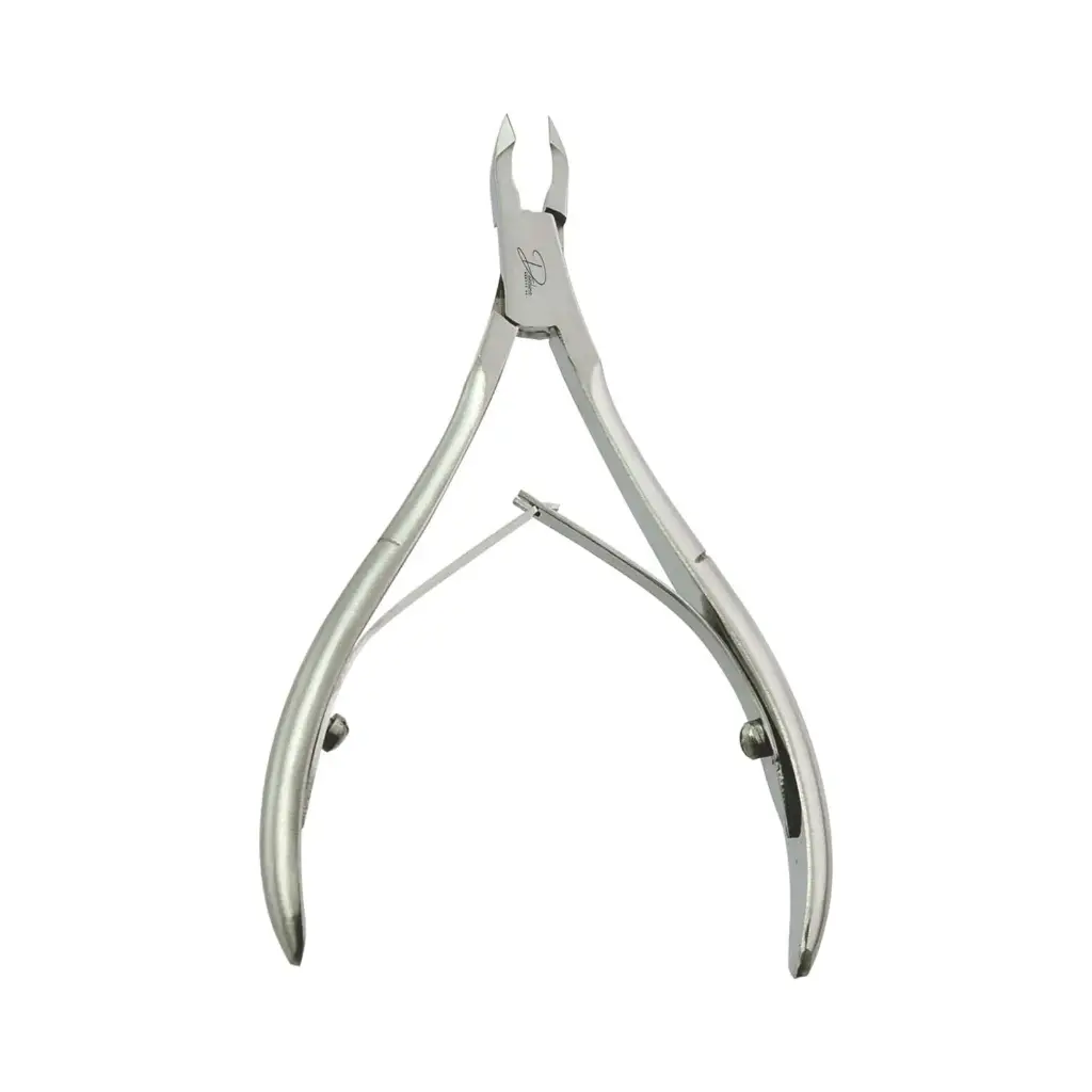 Professional Lap Joint Cuticle Nipper | Stainless Steel Double Spring Manicure Tool (4")