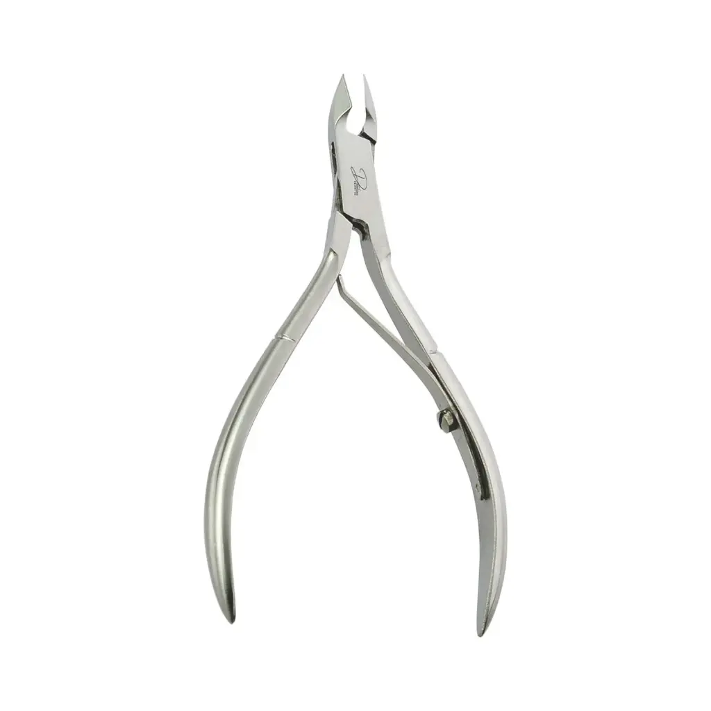 Professional Box Joint Cuticle Nipper | Stainless Steel Single Spring Manicure Tool (4", 4.25")