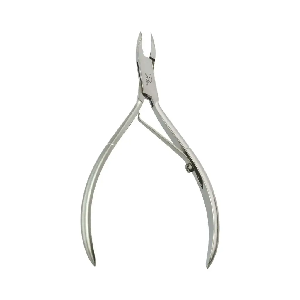 Professional Box Joint Cuticle Nipper | Stainless Steel Single Spring Manicure Tool (4", 4.5")