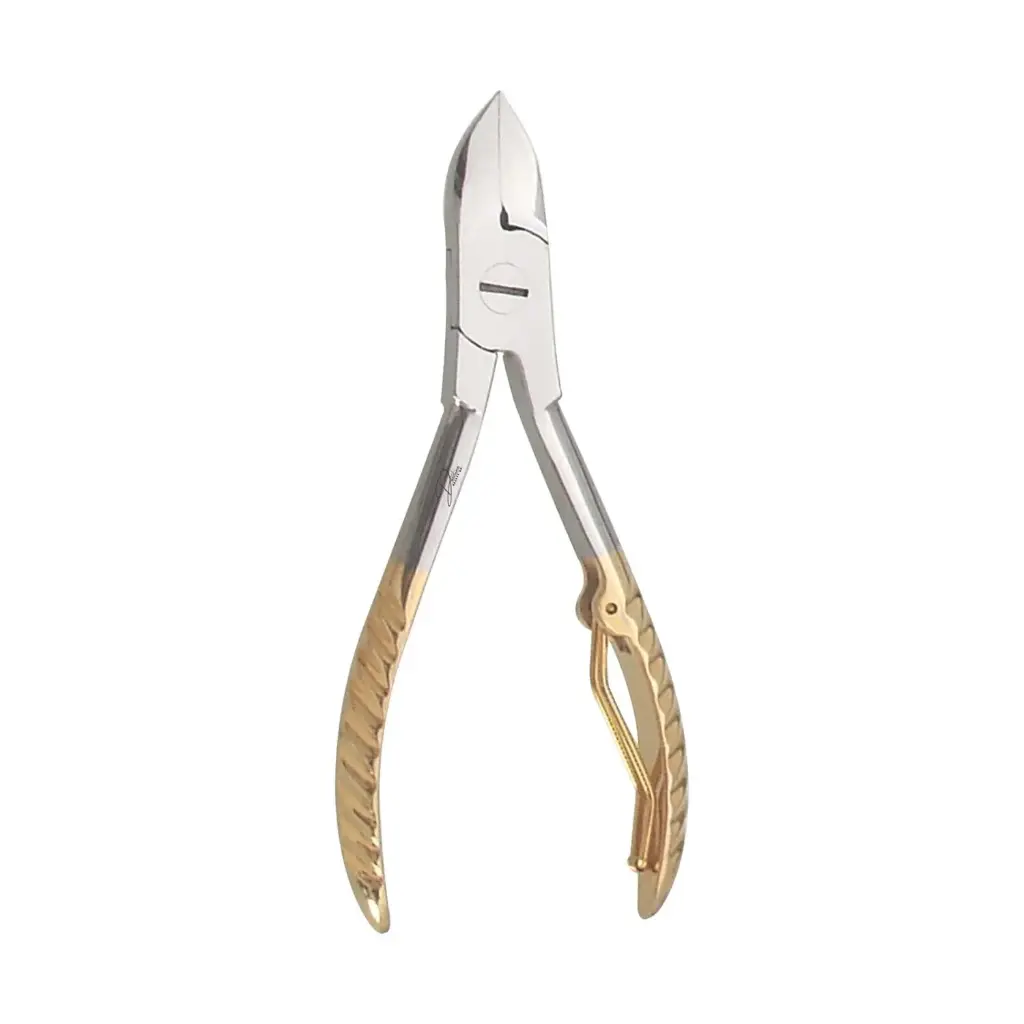 Straight Nail Cutter – Half Gold Finish