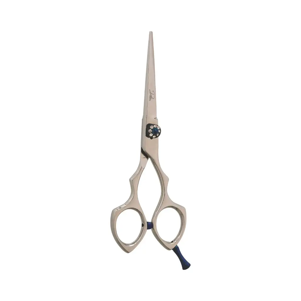 Professional Razor Hair Shears with Jeweled Screw