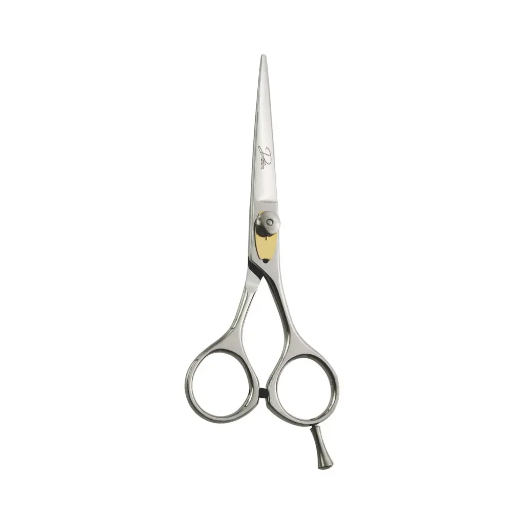 Professional Razor Hair Shears with Gold Accent