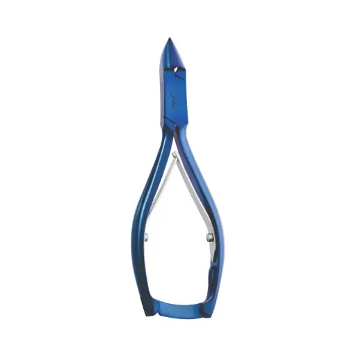 [DB1-270] Professional Titanium Coated Cuticle Nipper - Box Joint Double Spring with Lock (5.5")